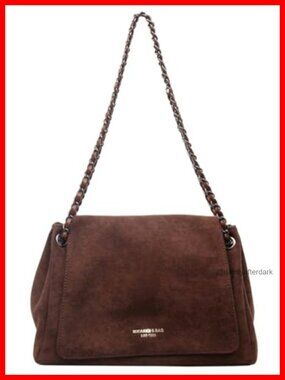 Faux Suede Hobo Shoulder Bag Slouchy Top Handle Handbag Fall Winter